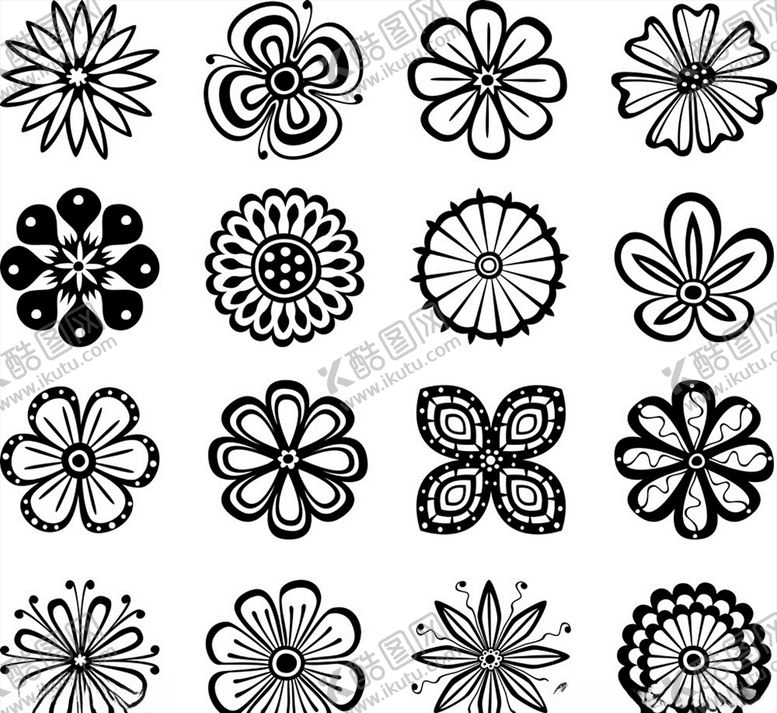 编号：84692710071751406440【酷图网】源文件下载-时尚花朵图案