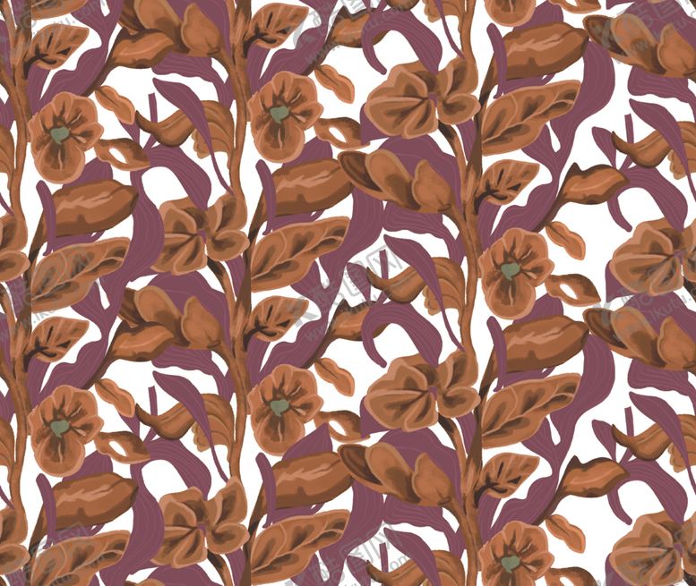 编号：20580411012317091035【酷图网】源文件下载-复古花卉图案纹理设计