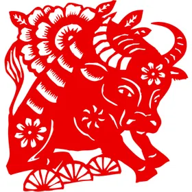 生肖牛剪纸