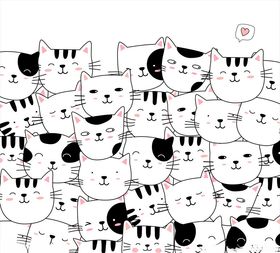 卡通猫咪