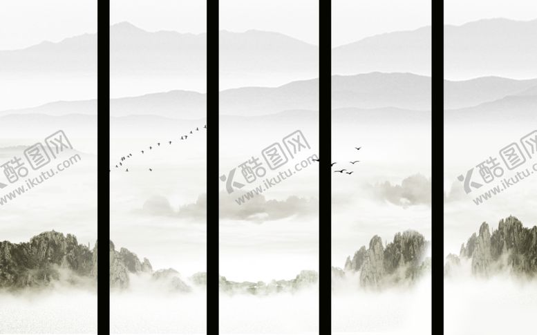 编号：70766805150042155824【酷图网】源文件下载-水墨山水