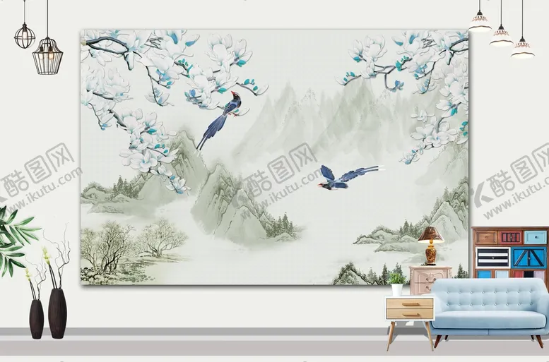 编号：50781209261708354217【酷图网】源文件下载-山水画 