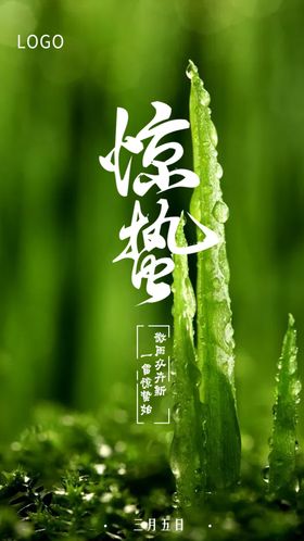 惊蛰雨水微信海报地产海报地产闪屏
