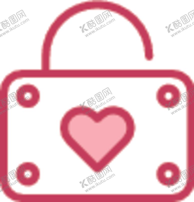 编号：22983409221048404940【酷图网】源文件下载-爱心锁