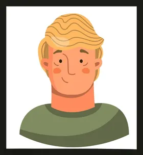 手绘男人男孩卡通动画动画卡通