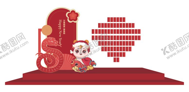 编号：72336802262118155259【酷图网】源文件下载-新年美陈