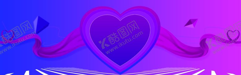 编号：20203110231606513384【酷图网】源文件下载-紫色爱心背景