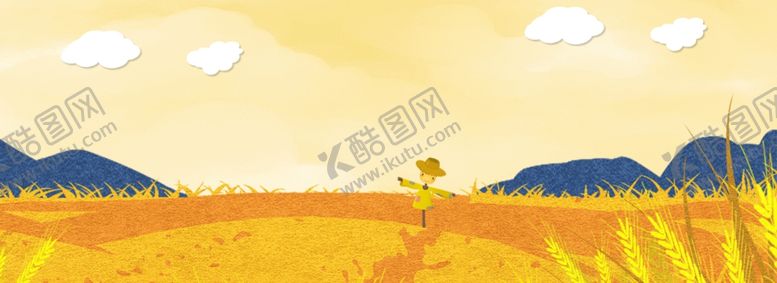 编号：64584107012331013456【酷图网】源文件下载-丰收节海报