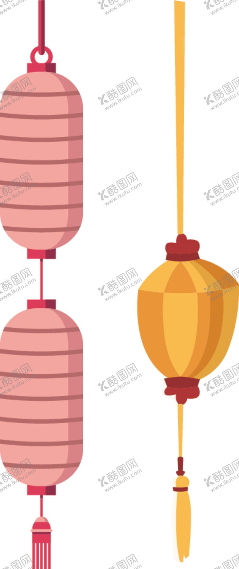 编号：22862612091514072977【酷图网】源文件下载-灯笼新年元旦春节