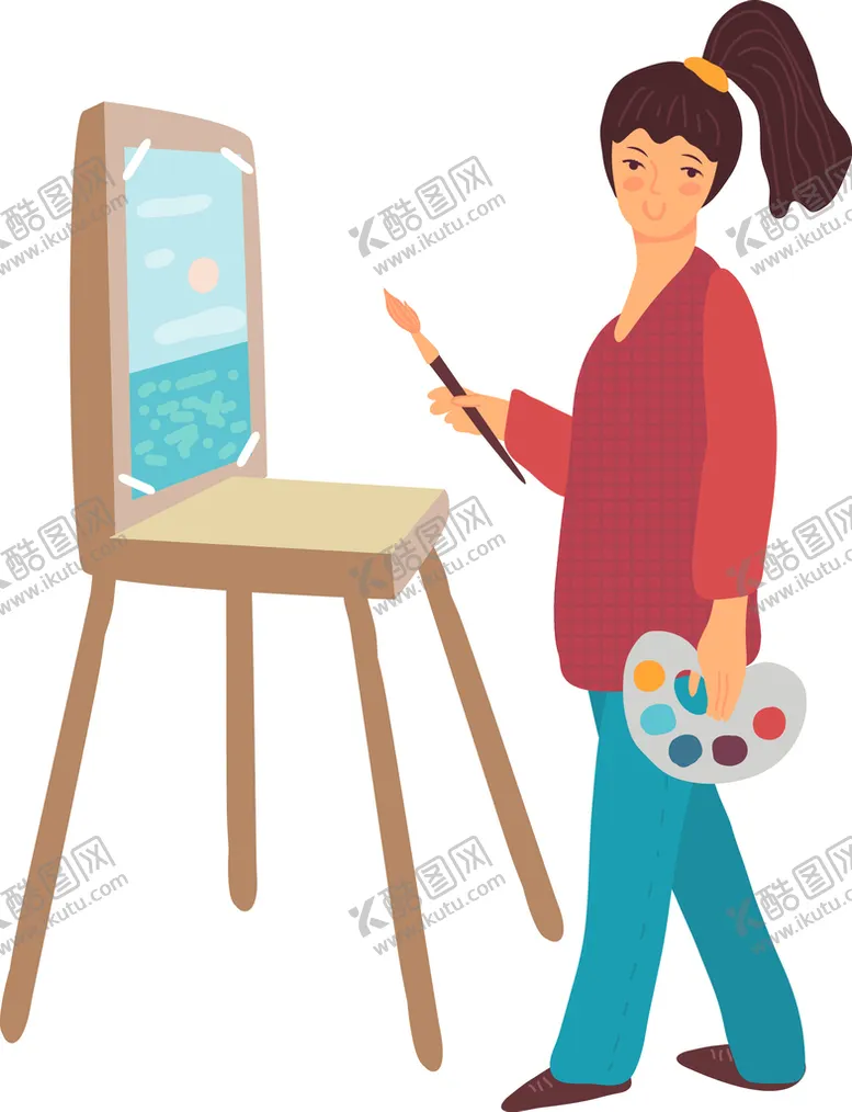 编号：71264710270610157946【酷图网】源文件下载-画画 