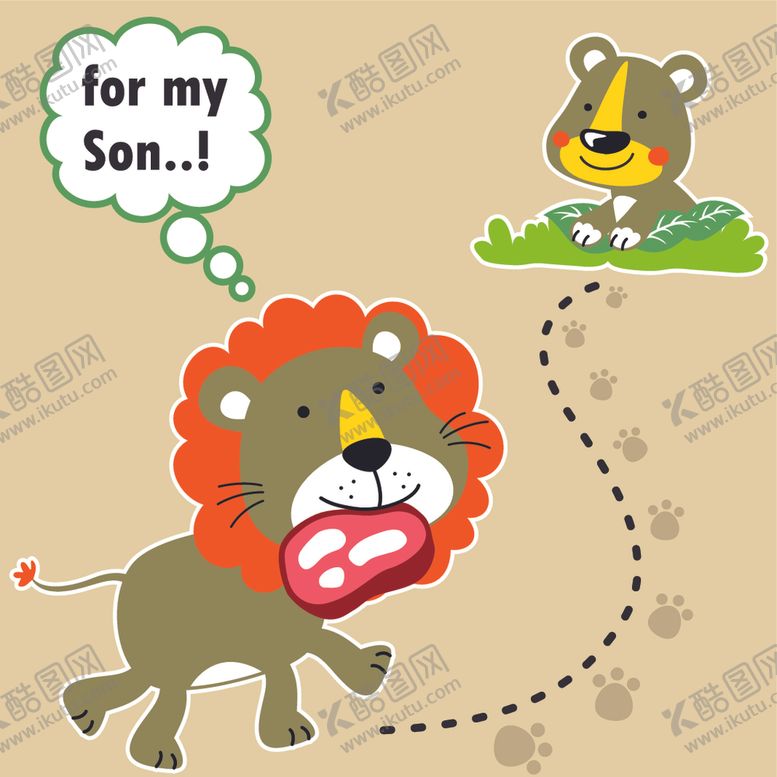 编号：15687810092325311614【酷图网】源文件下载-卡通动物