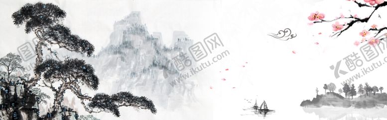 编号：73681003281805332968【酷图网】源文件下载-中国风水墨喜庆背景