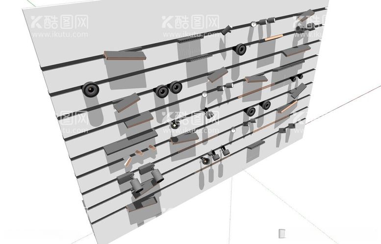 编号：74744812200536133606【酷图网】源文件下载-轨道射灯模型