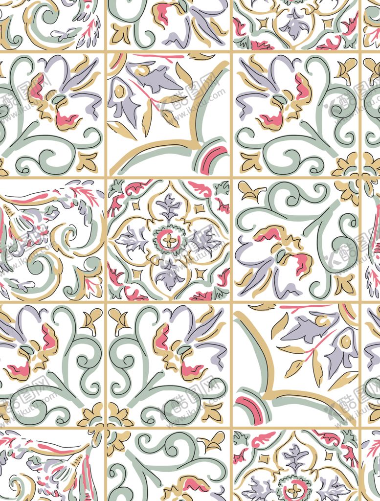 编号：24806609241309584045【酷图网】源文件下载-民族花纹