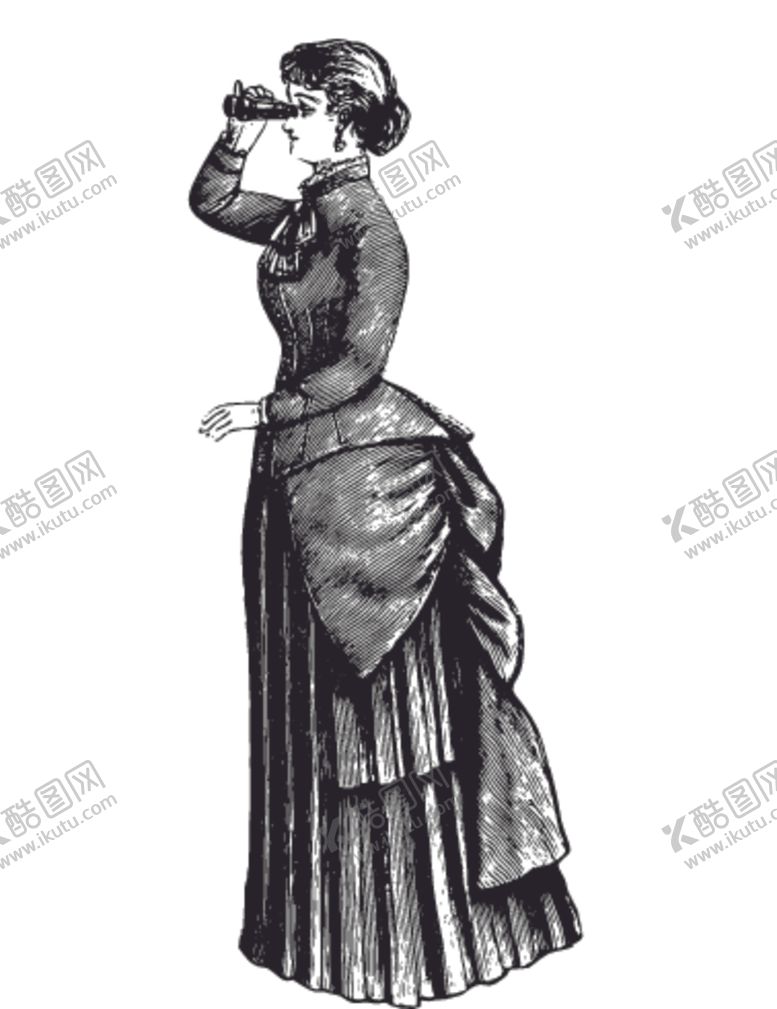 编号：73471107041957431386【酷图网】源文件下载-欧式古典人物女子