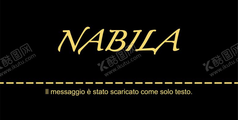 编号：86794910100303493891【酷图网】源文件下载-外国英文NABILA