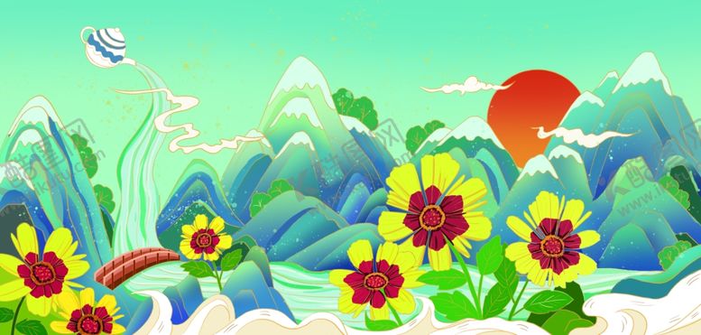 编号：29856002130214048507【酷图网】源文件下载-国潮海报 