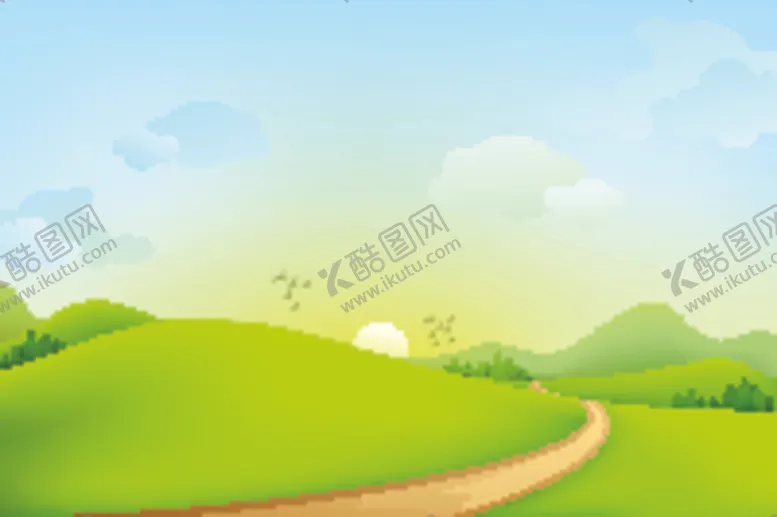编号：37161412152036099294【酷图网】源文件下载-田园风光插画