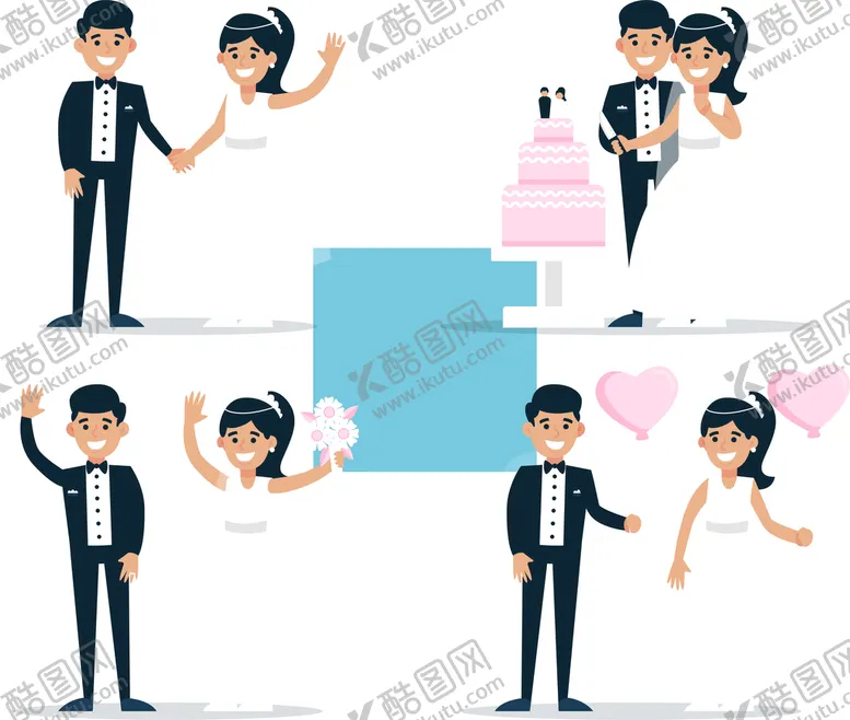 编号：24386709242338051483【酷图网】源文件下载-新娘新郎