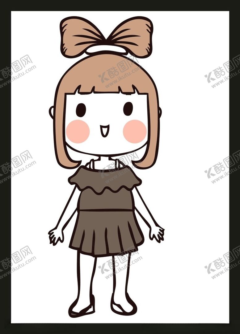 编号：10694902180945009819【酷图网】源文件下载-手绘女孩女人