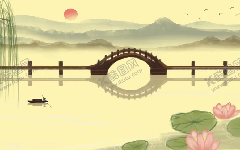 编号：96520309280325087065【酷图网】源文件下载-诗情水乡