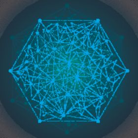 创意矢量数据概念关联线图