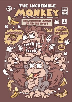 嘻哈创意卡通印花图案