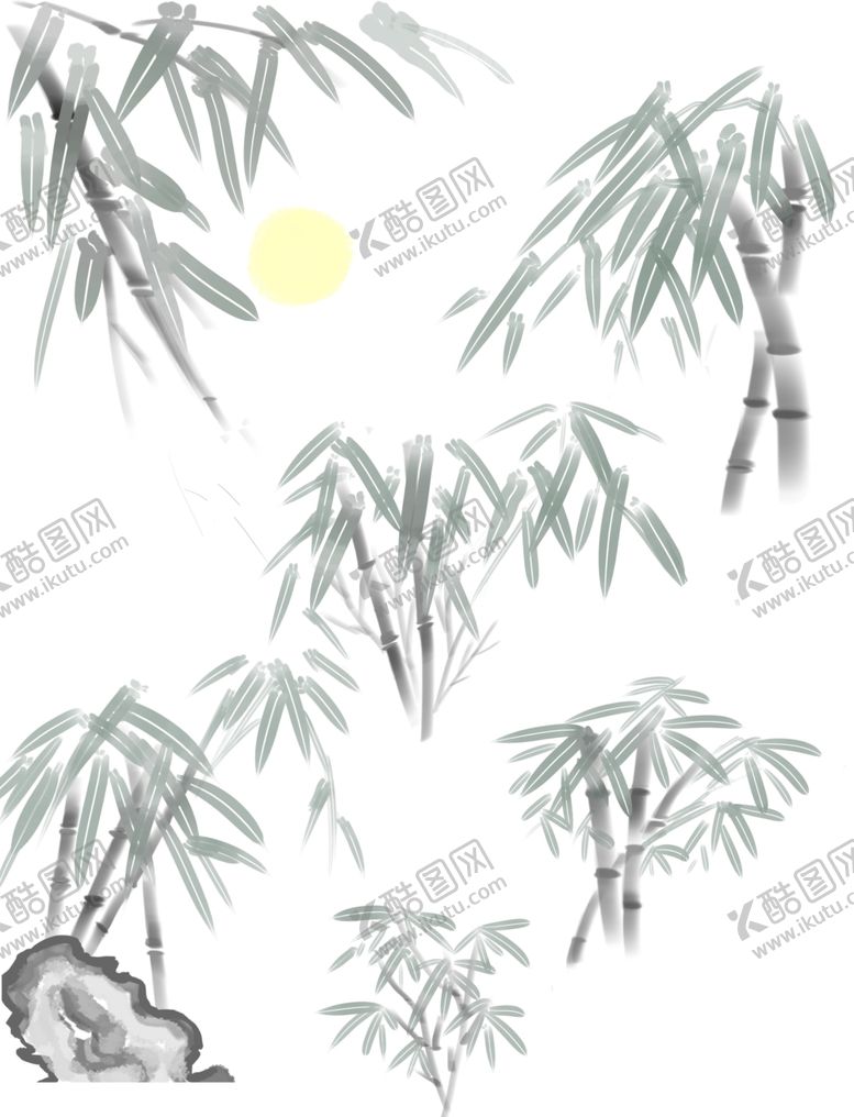 编号：36986105140404558817【酷图网】源文件下载-水墨素材毛笔画素材墨迹素材