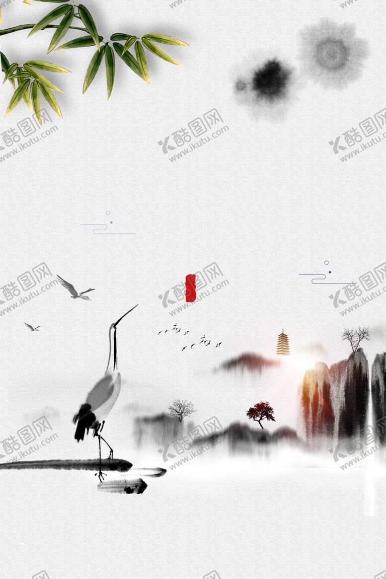 编号：57176410230828074263【酷图网】源文件下载-水墨山水