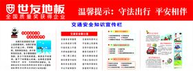 交通安全知识宣传栏