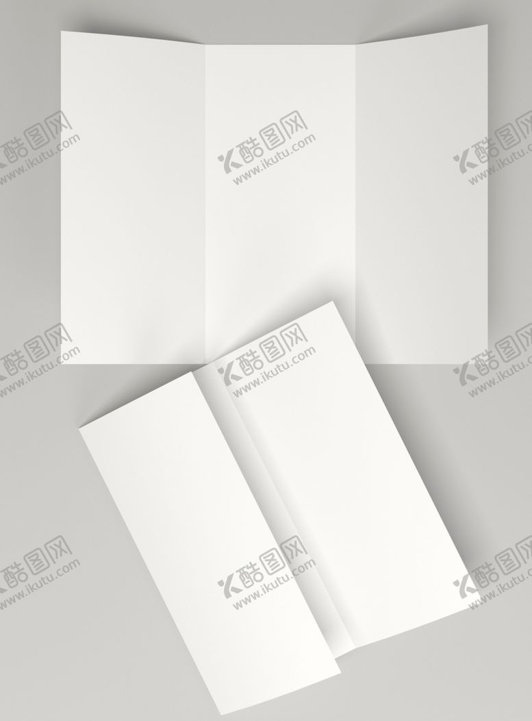 编号：98284410090840289450【酷图网】源文件下载-三折页样机