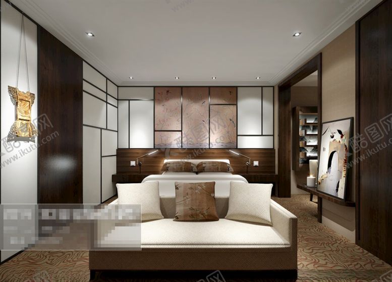 编号：26403310281000049955【酷图网】源文件下载-卧室效果图