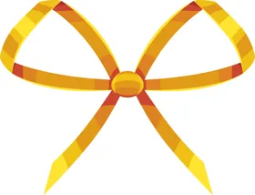 蝴蝶结红色丝绸节日素材点缀元素包装素材