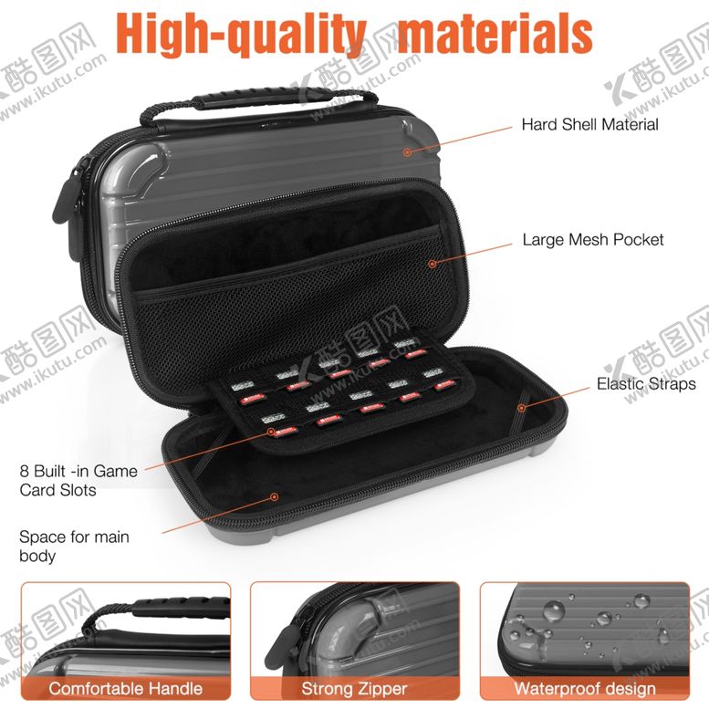 编号：52063710161155526151【酷图网】源文件下载-Lite手提箱细节图