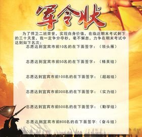 军令状