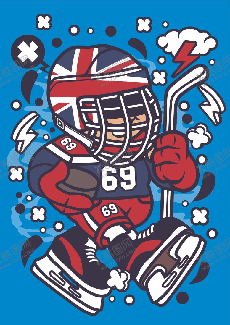 编号：78632809292204599518【酷图网】源文件下载-嘻哈创意卡通印花图案