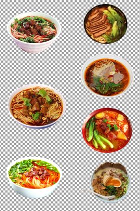 香辣牛肉拉面特写