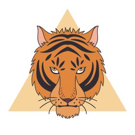 卡通老虎