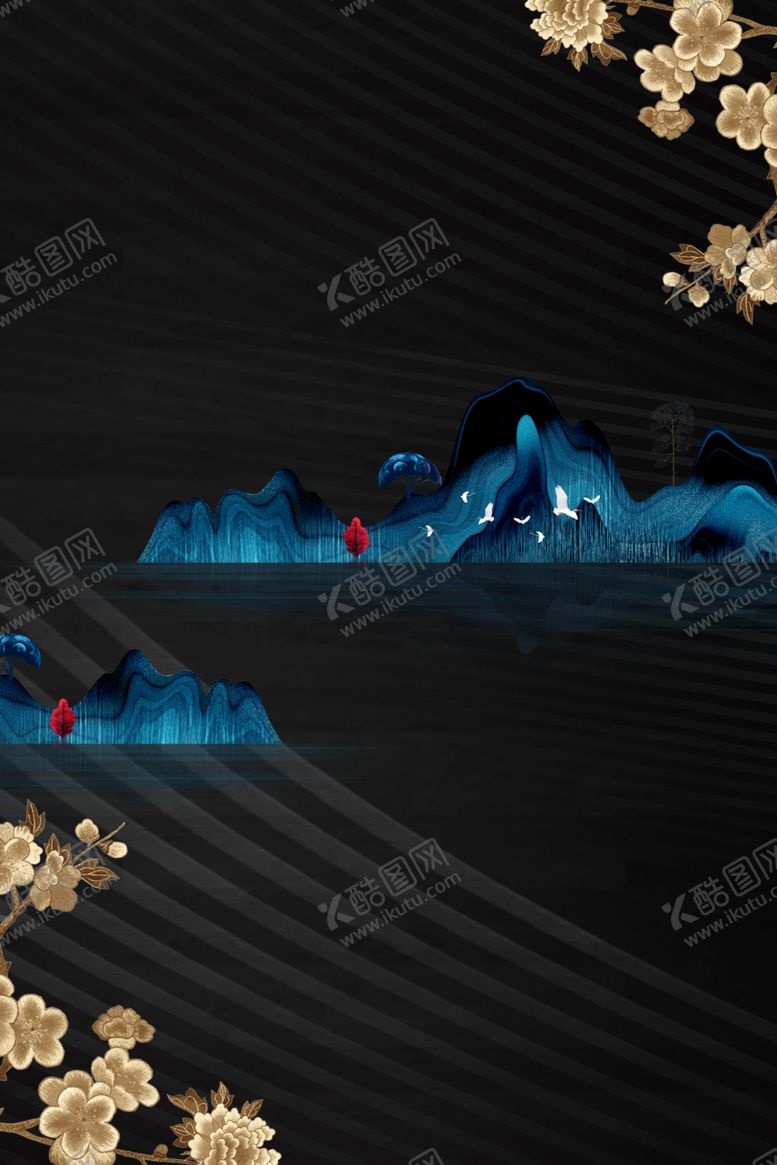 编号：71931310210215289713【酷图网】源文件下载-中式背景