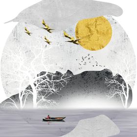 中国山水装饰画