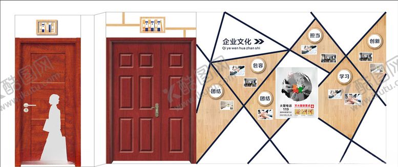 编号：90995807061837287814【酷图网】源文件下载-公司形象墙