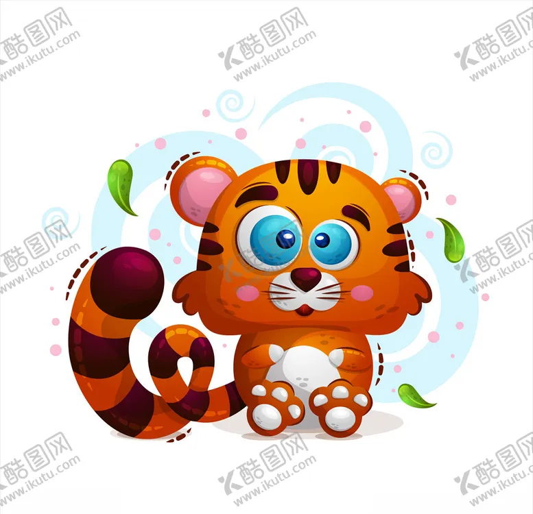 编号：64729606301001347967【酷图网】源文件下载-卡通狸猫
