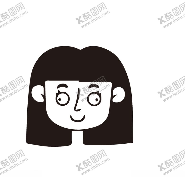 编号：50599104170240164929【酷图网】源文件下载-卡通女孩