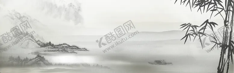 编号：72640309160818372374【酷图网】源文件下载-中国风水墨banner海报背景