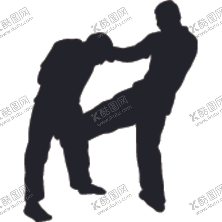编号：75171509220128232831【酷图网】源文件下载-武术格斗剪影