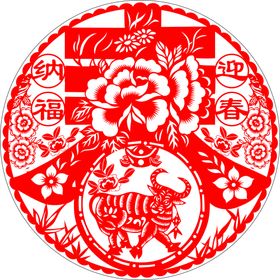 牛年窗花
