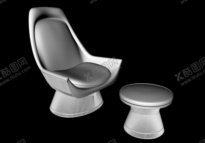 编号：76622510011724428927【酷图网】源文件下载-C4D扶手椅模型