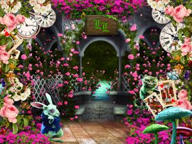 梦幻森系婚礼背景