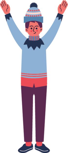 冬装季服保暖卡通人物