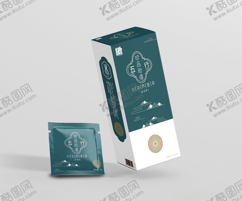 编号：73706910082346523467【酷图网】源文件下载-五行养生袋泡茶